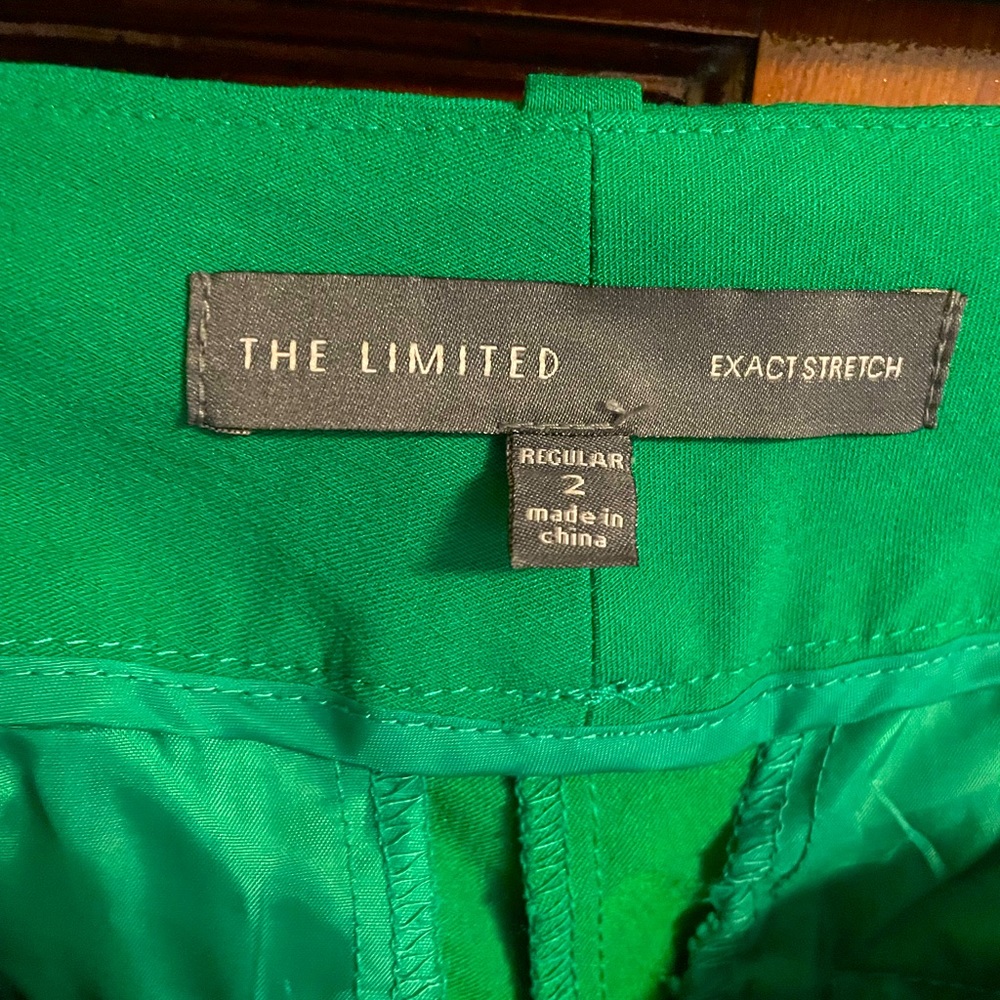 The limited size 2 green dress pants